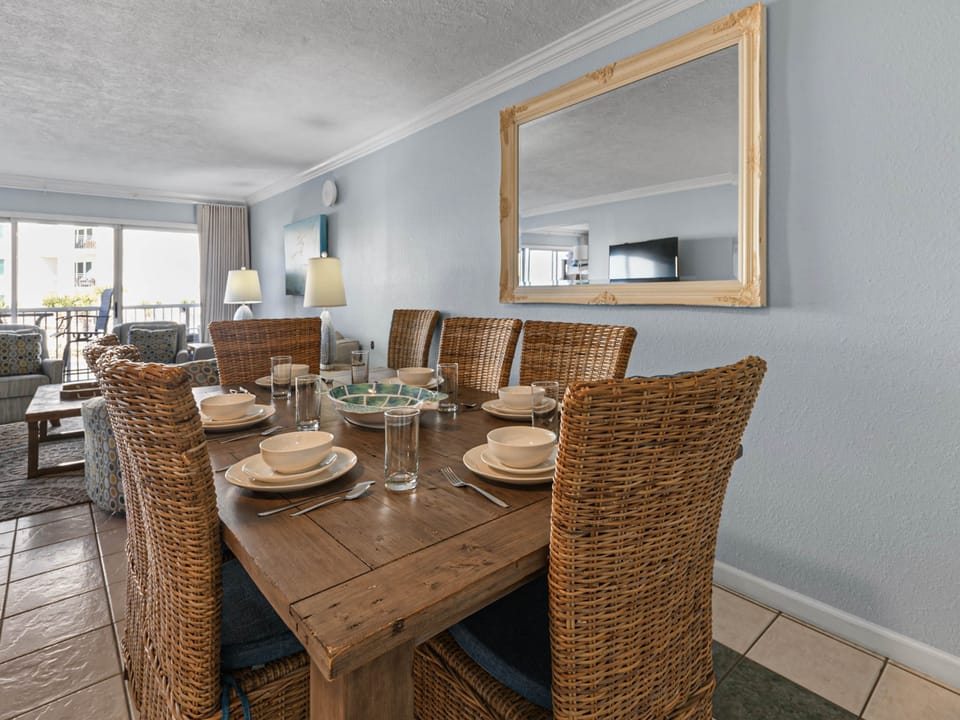 Dining room with seating for 8