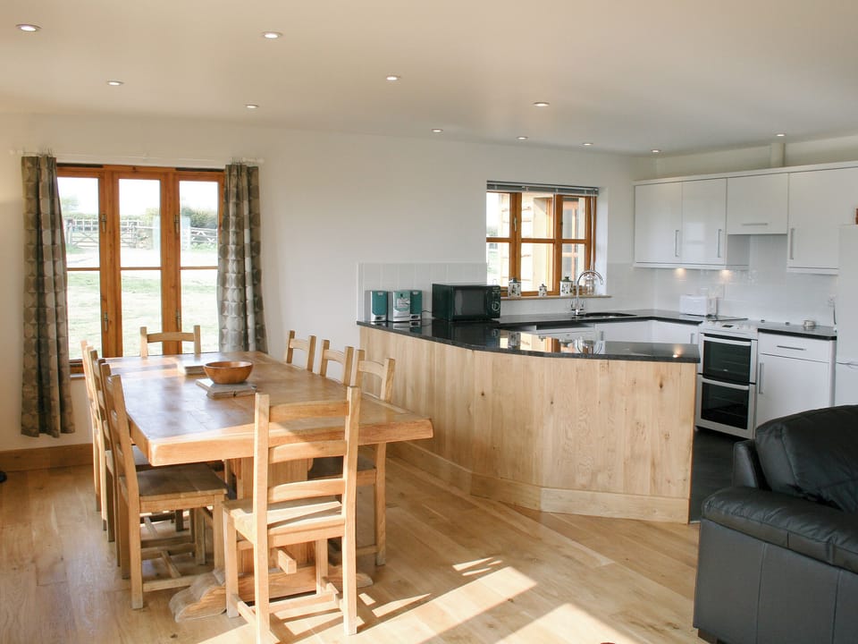 Open plan living/dining room/kitchen | Berry Barns - Lakeside Lodge, Shebbear, nr. Beaworthy