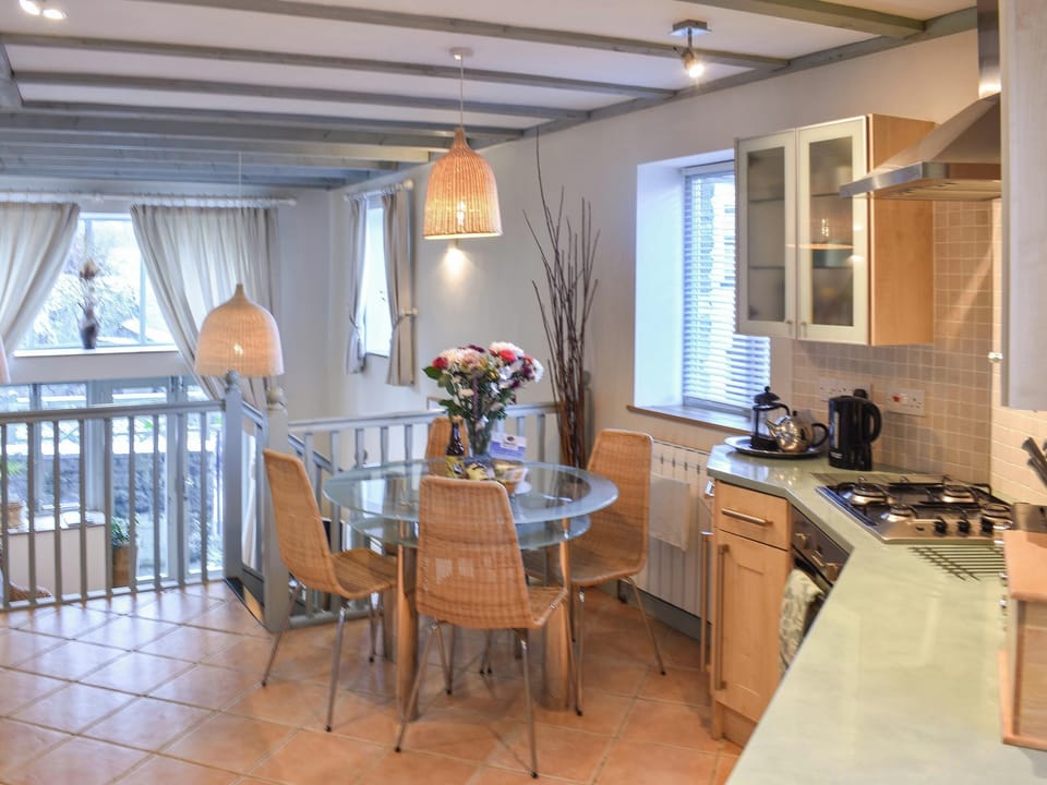 Kitchen/diner | Millstream - Alston Art Apartments , Alston