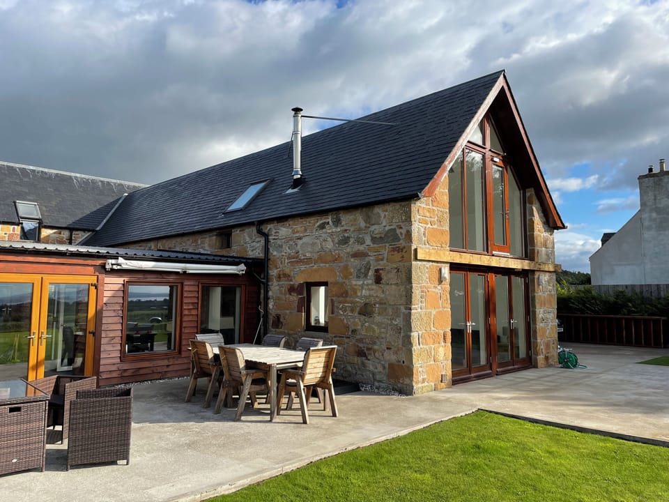 Patio | East - Balloan Steading, Dornoch