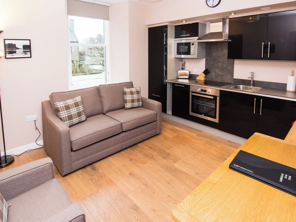 Open plan living space | Tresta - Nort Bode Apartments, Lerwick