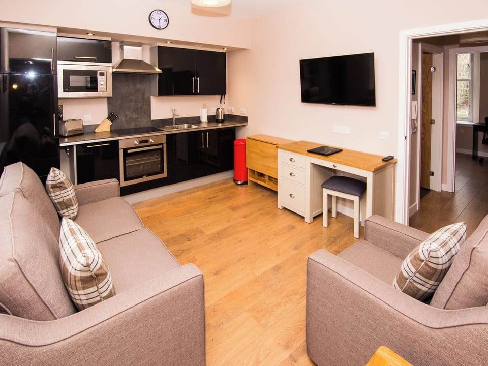 Open plan living space | Tresta - Nort Bode Apartments, Lerwick