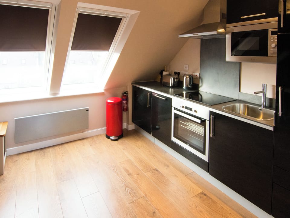 Open plan living space | St. Ninian&rsquo;s - Nort Bode Apartments, Lerwick