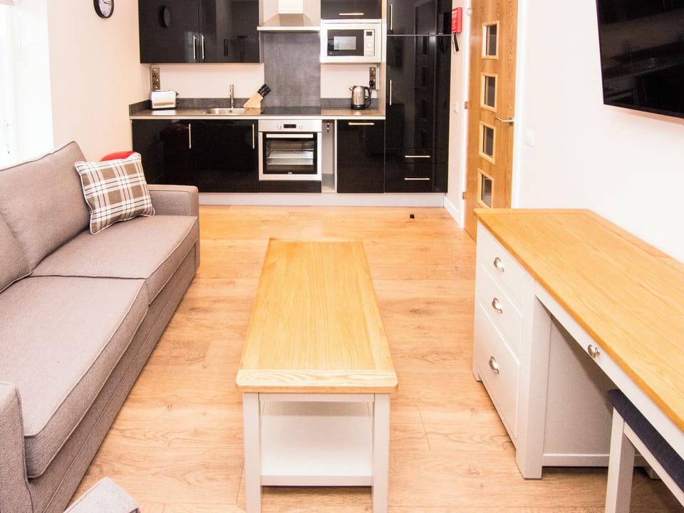 Open plan living space | Spiggie - Nort Bode Apartments, Lerwick
