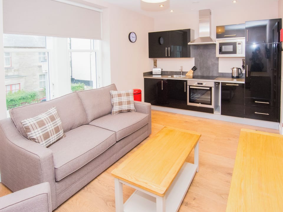Open plan living space | Spiggie - Nort Bode Apartments, Lerwick