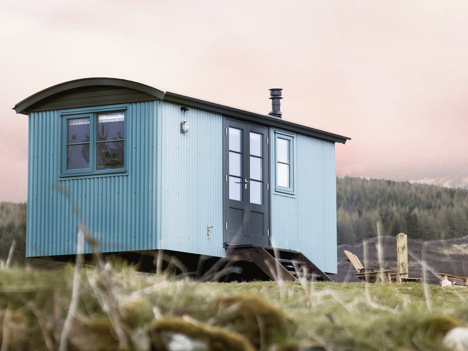 Exterior | Curlew Shepherds Hut - Atholl Estate, Pitlochry