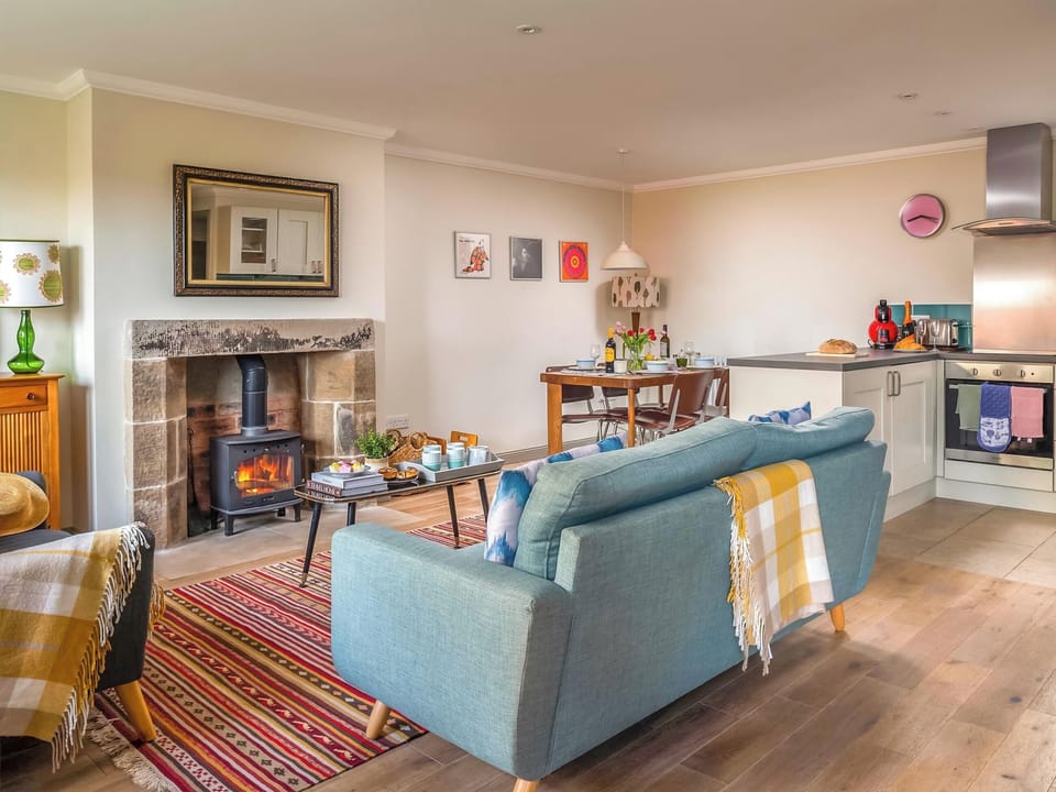 Open plan living space | Groom&rsquo;s Bell - Castletoun Cottages, Greenlaw, near Duns