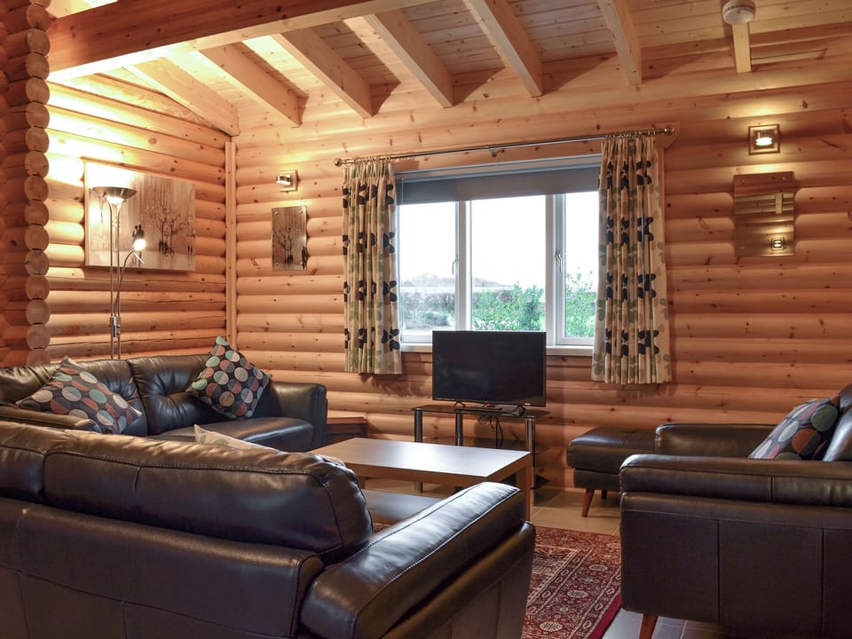 Cosy living room | Teal Lodge - Mackinder Farms, Brayton, Selby