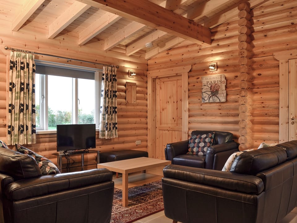 Cosy living room | Teal Lodge - Mackinder Farms, Brayton, Selby