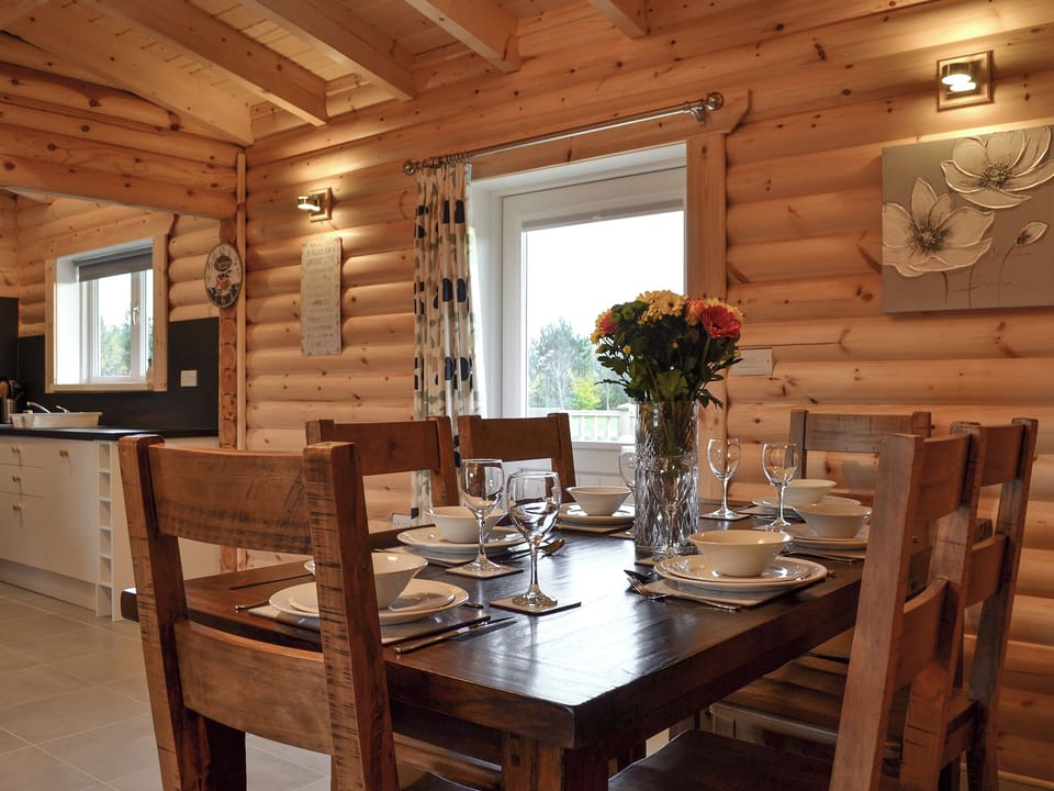 Dining area | Teal Lodge - Mackinder Farms, Brayton, Selby