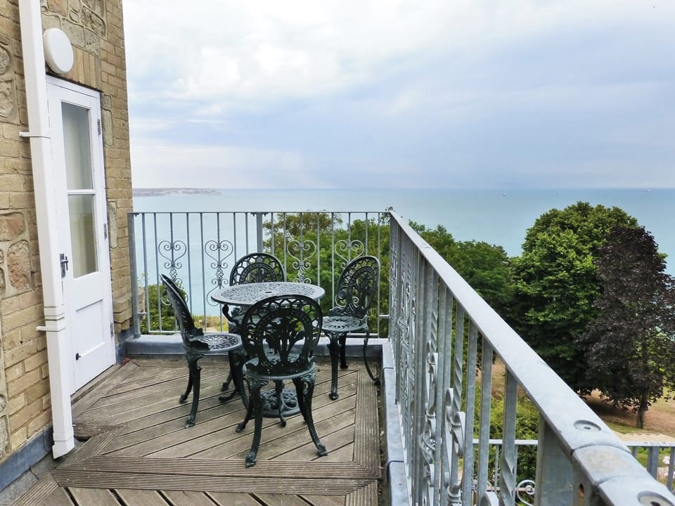 Balcony | Sea View, Luccombe, near Shanklin
