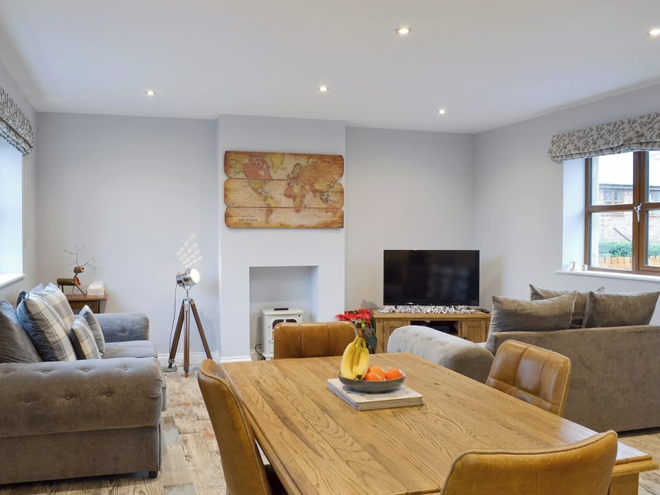 Stylish open-plan interior | The Corn Store - Millmoor Farm, Bickley, near Malpas