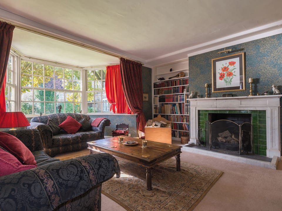 Comfortable living room with real log fire | The Sedgeford Hall (Main Hall and Theatre) - Sedgeford Hall Estate , Sedgeford, near Hunstanton