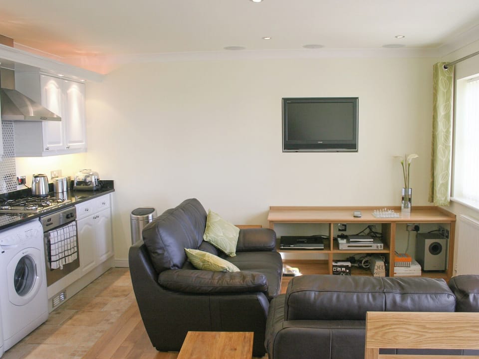 Cosy open plan living space | Priory Apartment, Shanklin