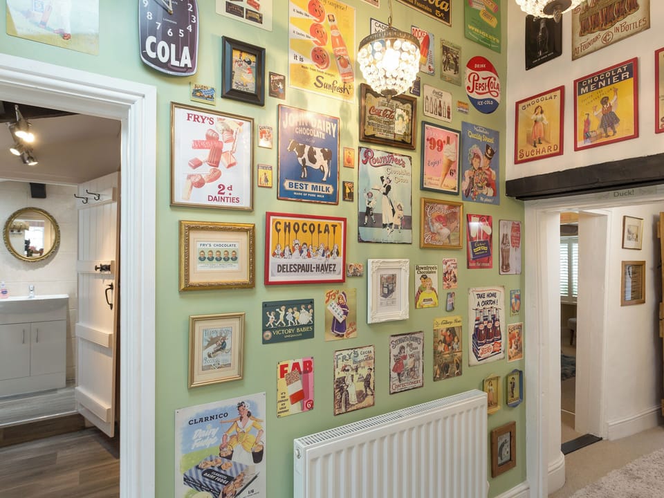 Quirky and characterful hallway | The Old Sweet Shop - Vicarage Road Holiday Cottages, Minehead