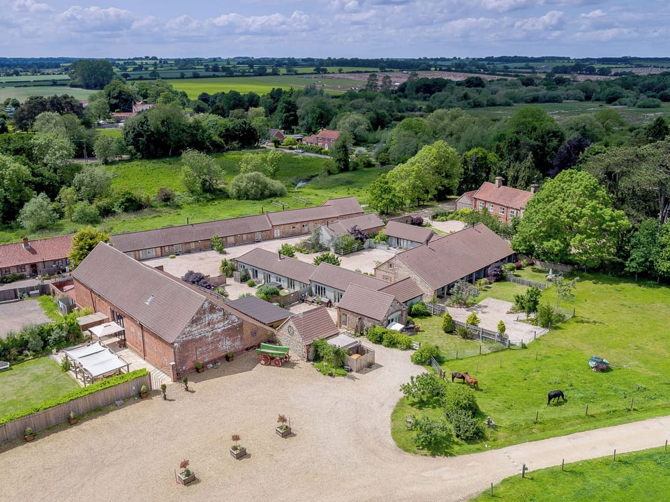 Aerial view of the complex | Manor Mews, Tattersett, near Fakenham