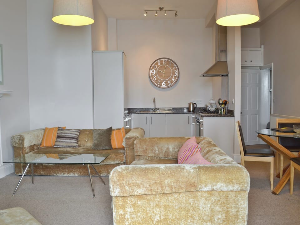 Open plan living/dining room/kitchen | Apartment 14 - Astor House, Torquay