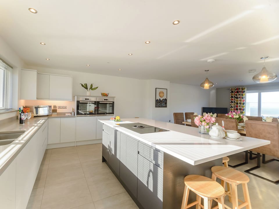 Stylish kitchen area | Ty Canol - Gwbert Holiday Cottages, Gwbert, near Cardigan