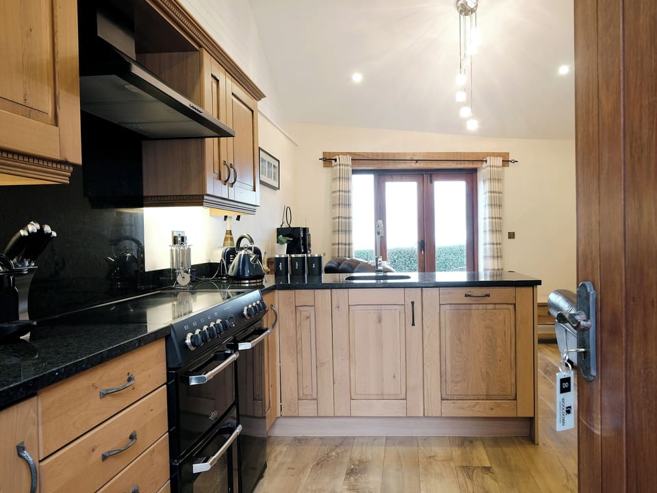 Kitchen area | Dewdrop Dairy - Wooldown Holiday Cottages, Marhamchurch, near Bude