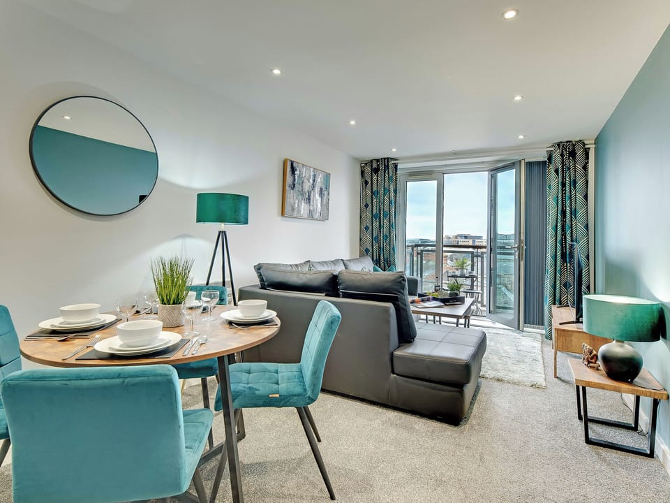Open plan living space | All Saints Apartments 4A, Newcastle Upon Tyne