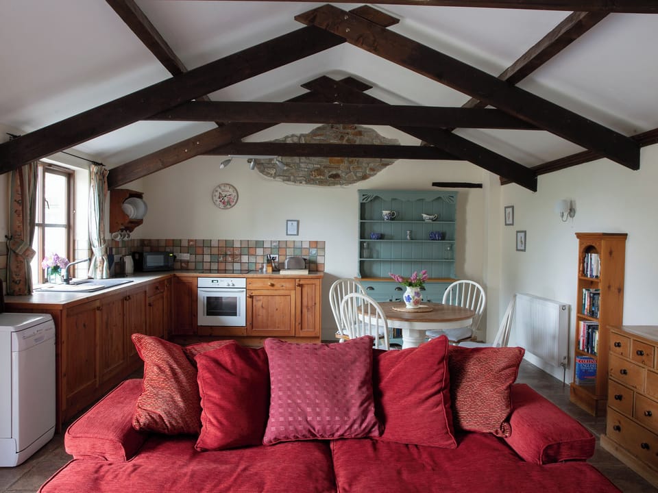 Open plan living space | Honeysuckle Cottage - Woodlands Manor Farm, Woodford, near Bude