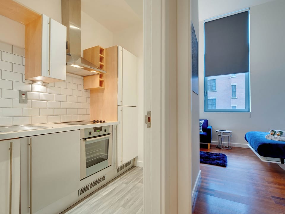 Open plan living space | Crown Apartments 1B, Newcastle Upon Tyne