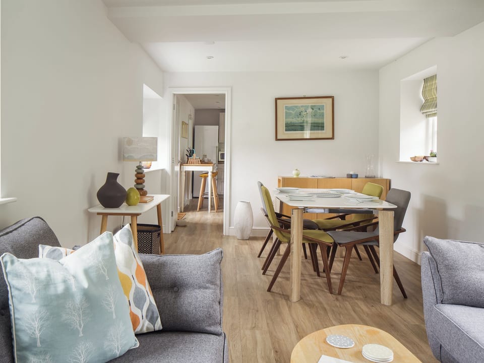 Living room/dining room | Thyme Cottage - Harewood Holidays, Harewood, near Leeds