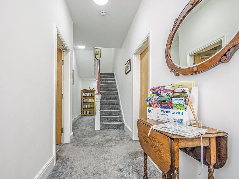 Hallway | Apartment 3 - Cosy Llandudno Apartments, Llandudno