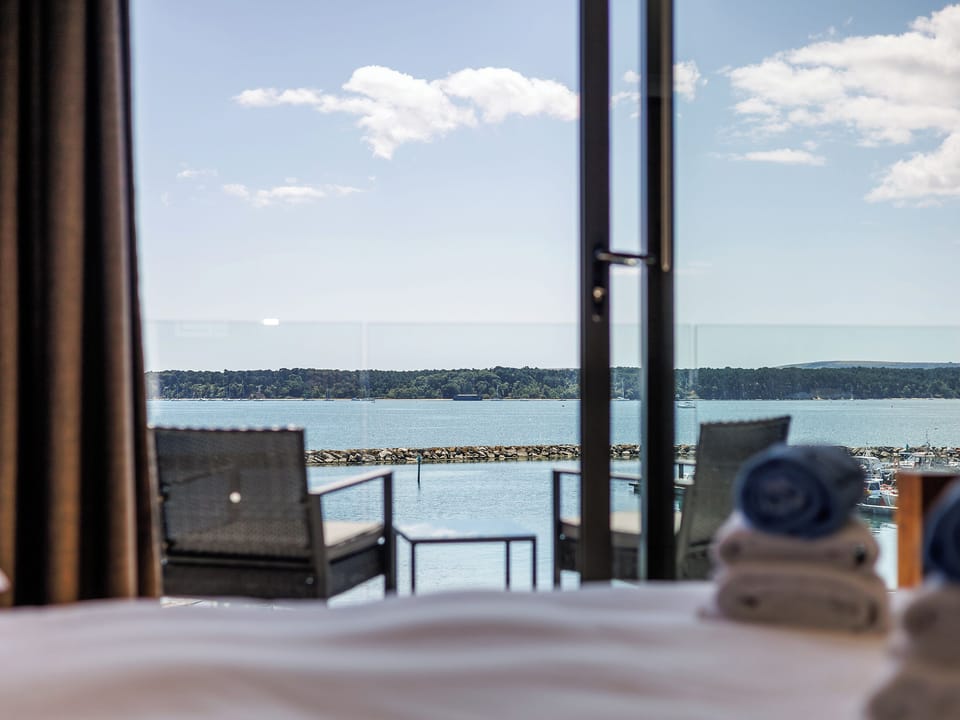 Double bedroom | Candle Island View, Poole