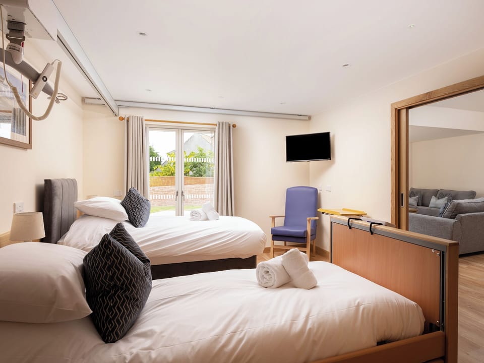 Twin bedroom | Lundin Lodge - Homelands, Lundin Links