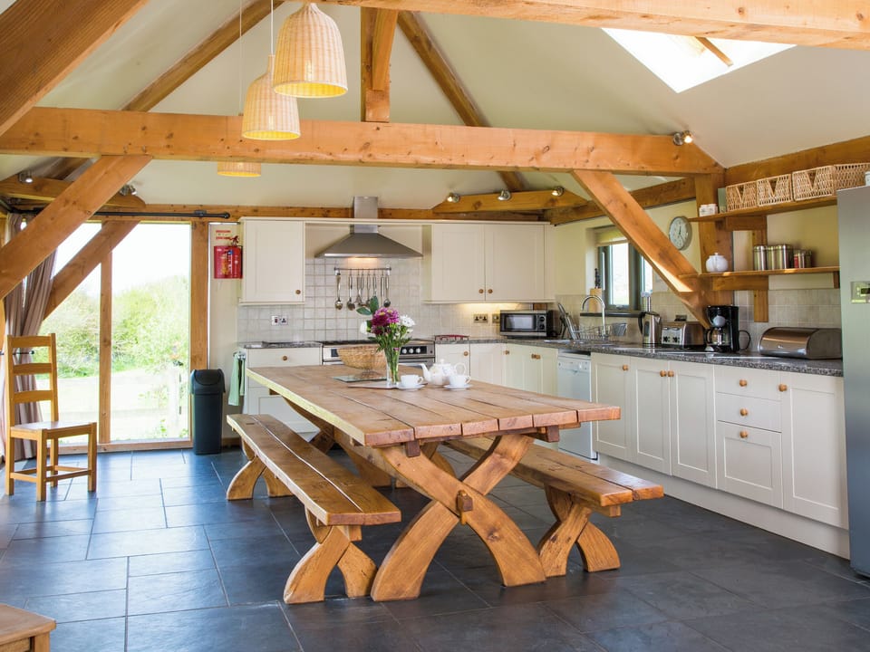 Open plan living space | Corner Cottage - Carswell Cottages, Holbeton