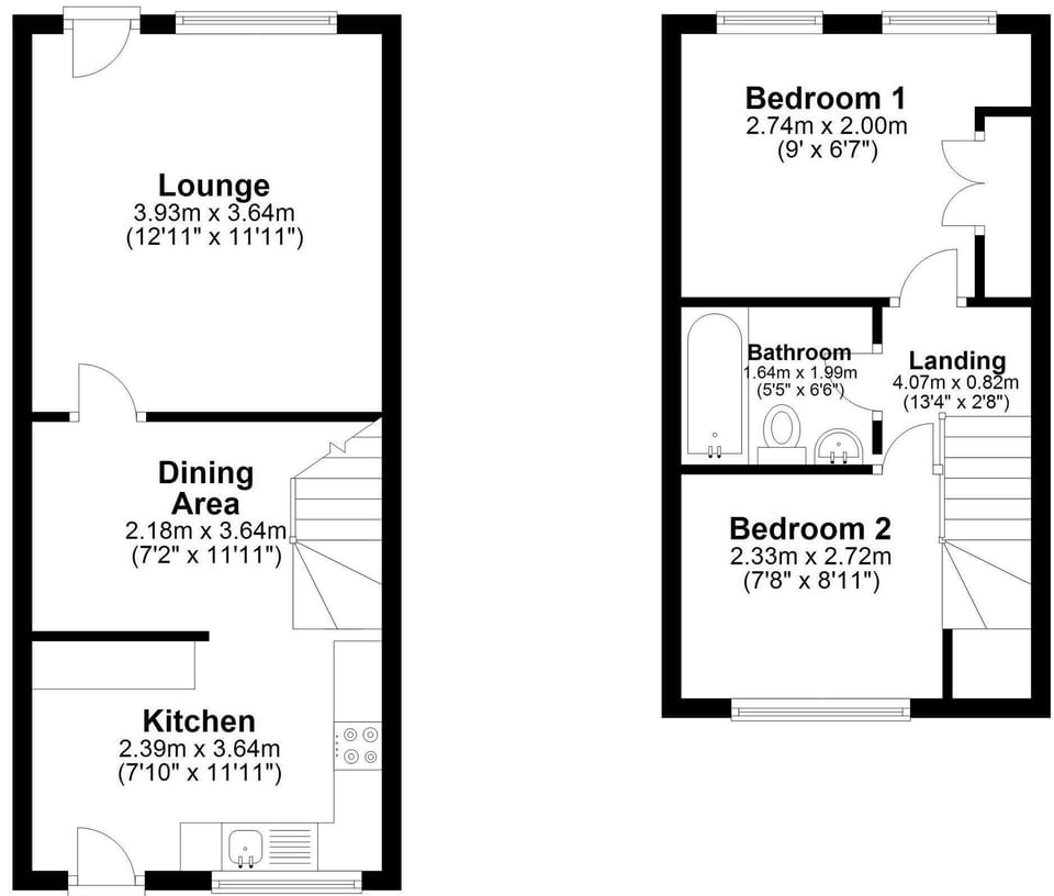 Floor plan | April Cottage, East Rudham, Near King&rsquo;s Lynn