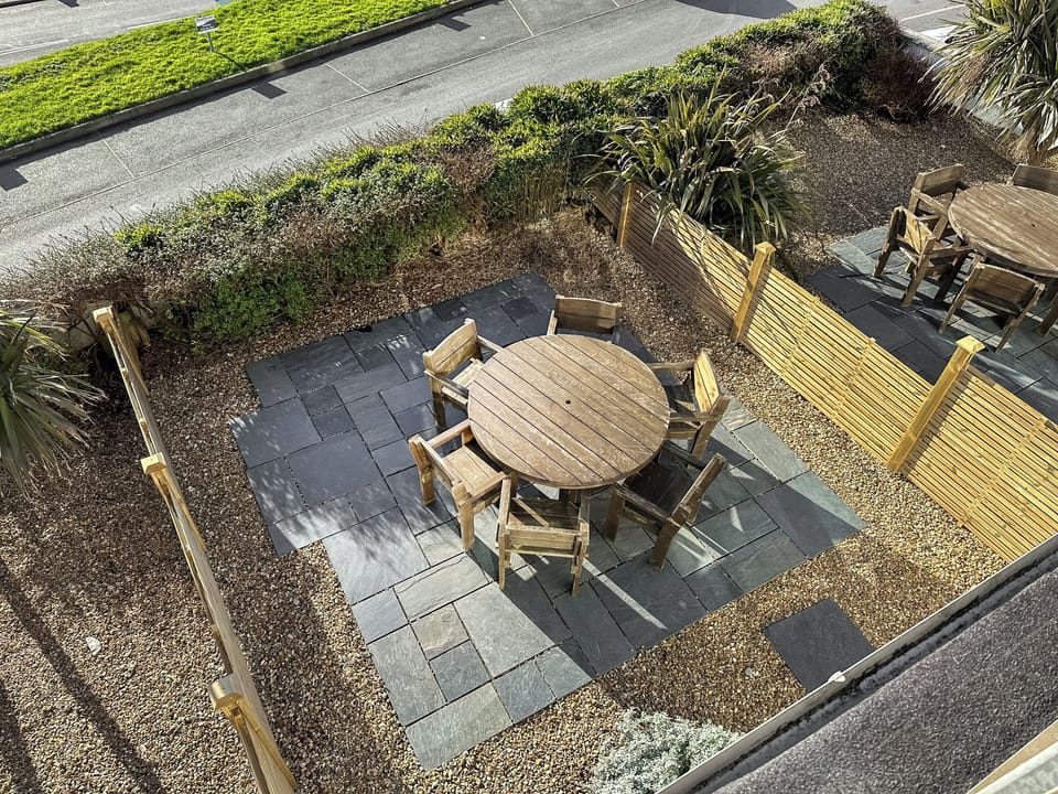 Outdoor eating area | Apartment 2 - Wow Holidays, Woolacombe