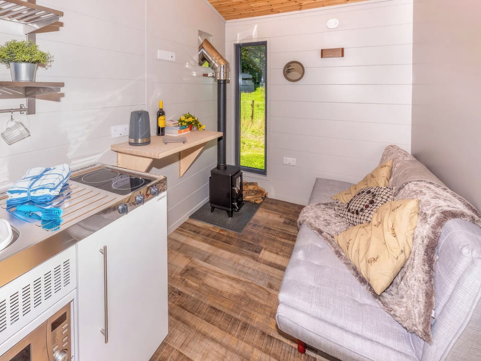 Open plan living space | Ash - Sunset Cabins, Ashford