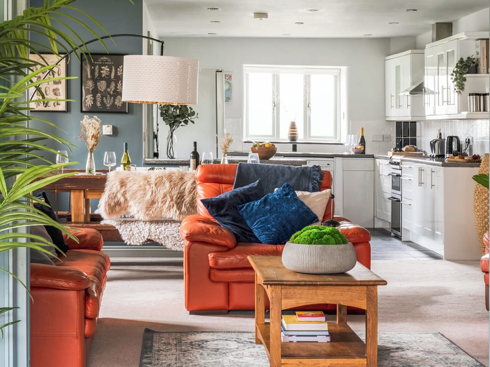 Open plan living space | The Manor - Bogee Farm Holiday Cottages, Wadebridge