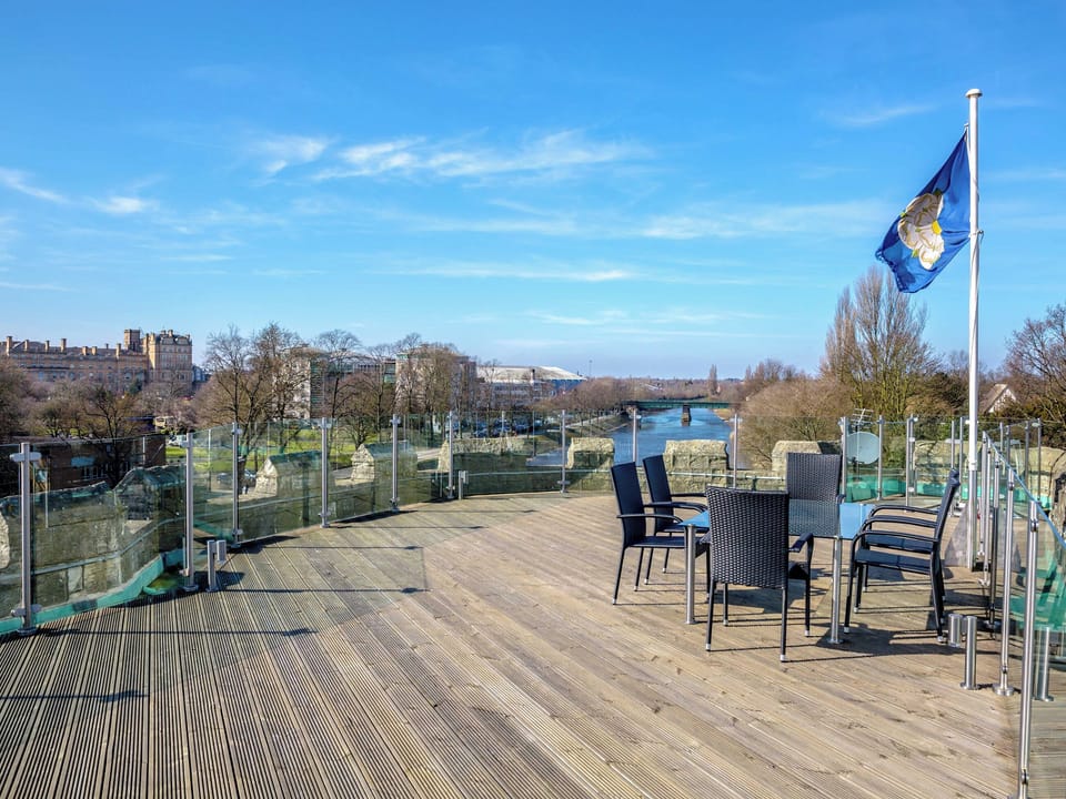 Roof terrace offers panoramic views over York | Lendal Tower, York