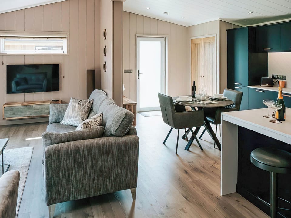 Open plan living space | Perry - Bowland Retreat Lodges, Clitheroe