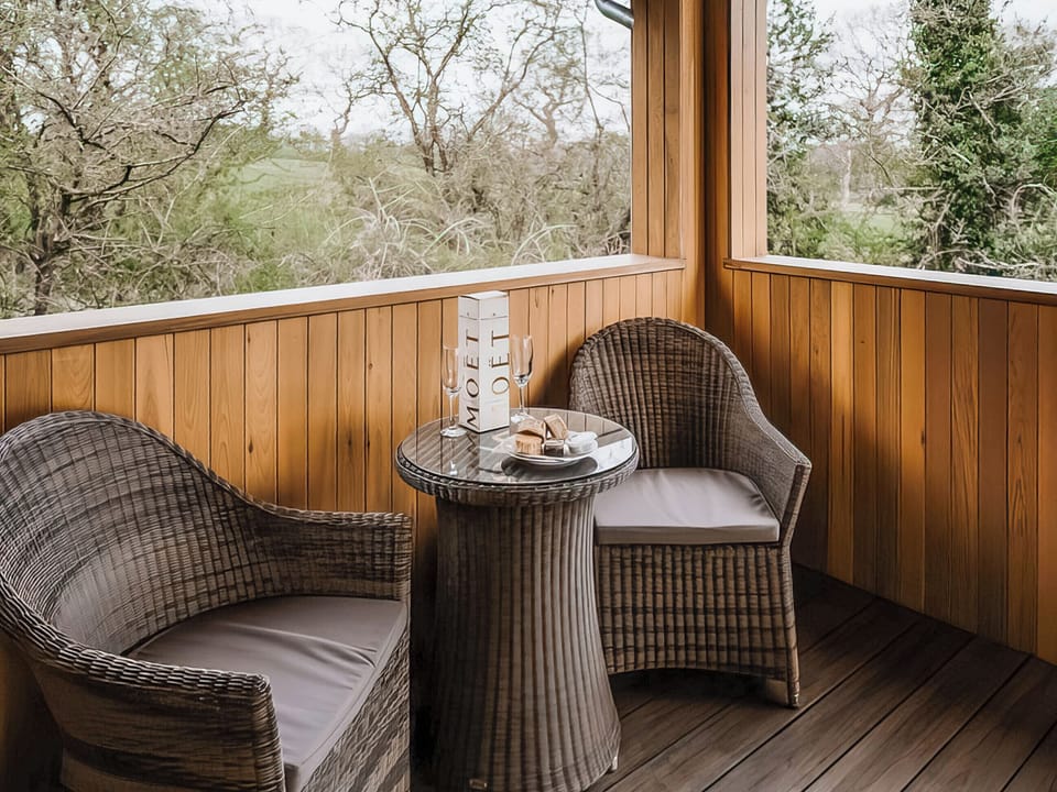 Sitting-out-area | Kiri - Bowland Retreat Lodges, Clitheroe
