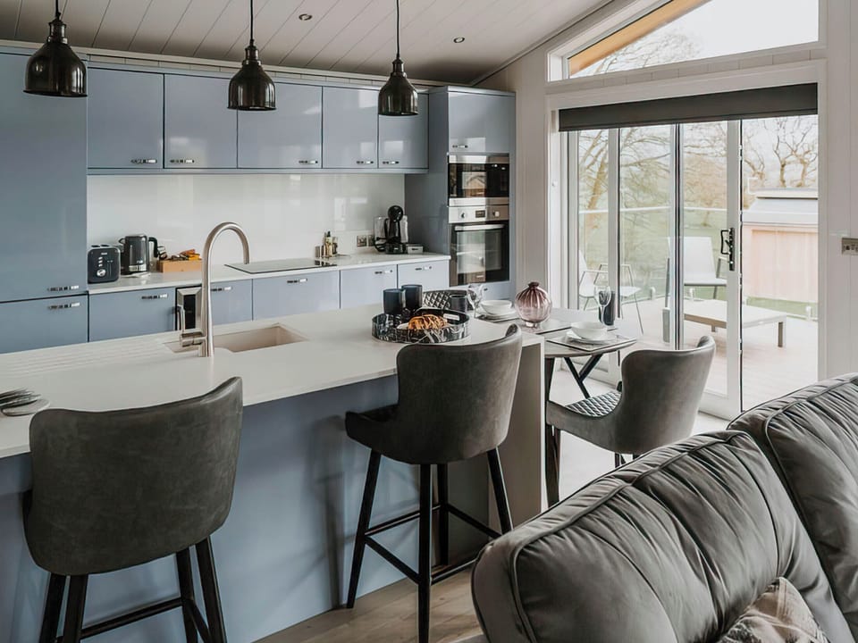 Kitchen area | Jasmine - Bowland Retreat Lodges, Clitheroe