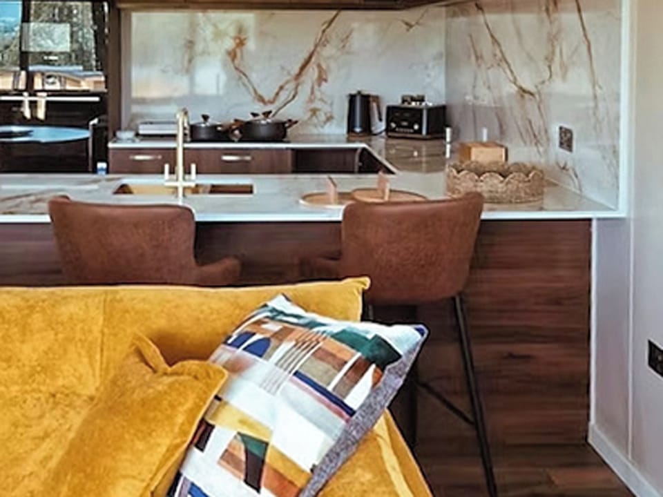 Kitchen area | Juniper - Bowland Retreat Lodges, Clitheroe