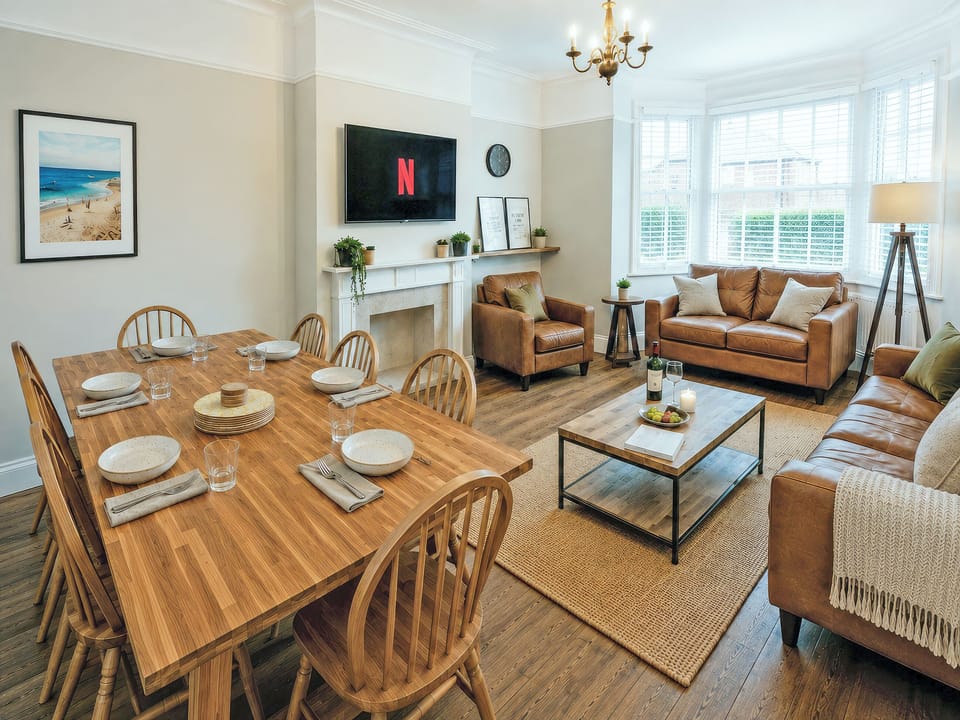 Living room/dining room | The Townhouse - Ashville Houses, Scarborough