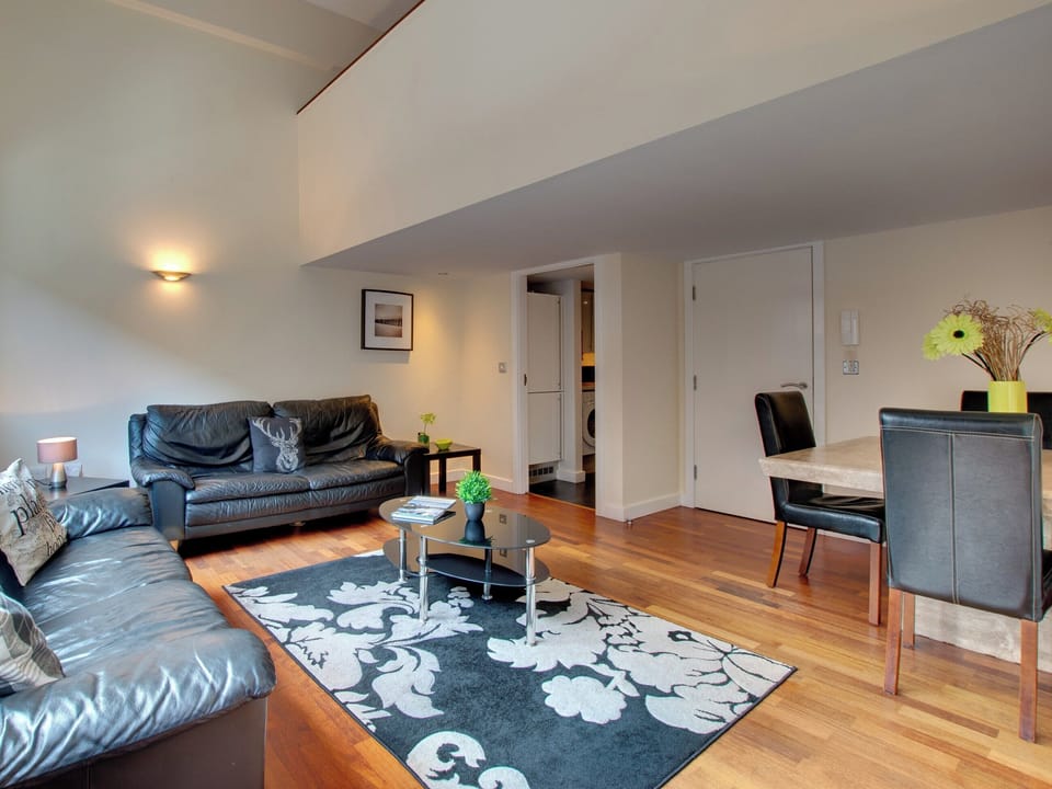 Living room/dining room | Crown Apartments 102 - Crown Apartments, Newcastle upon Tyne