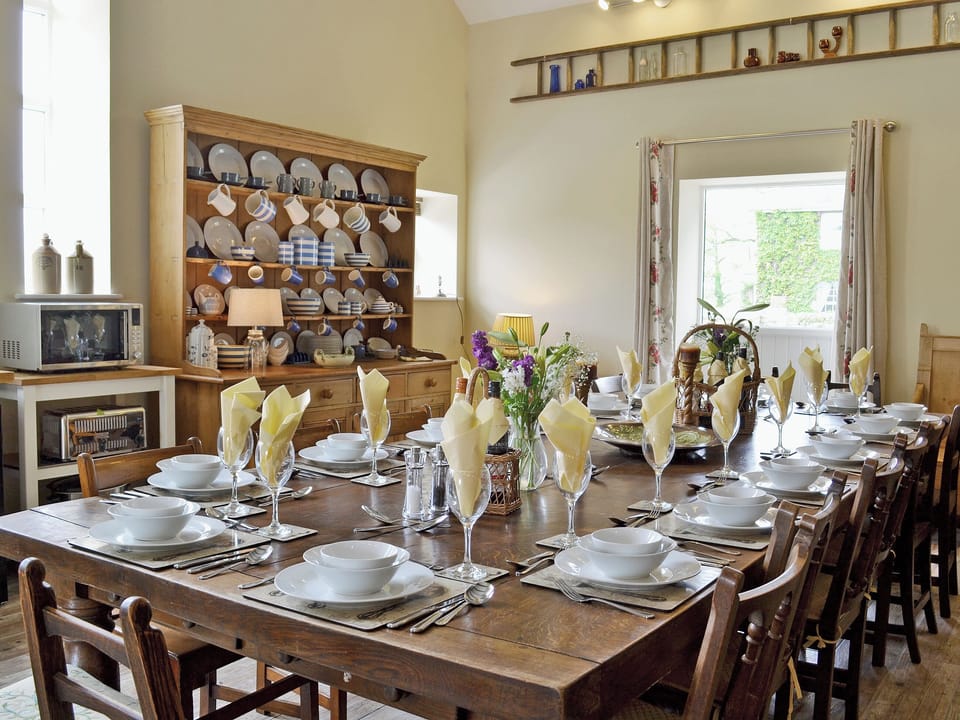 Open plan living/dining room/kitchen | The Old Cow Shed, Kidwelly
