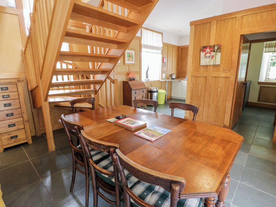 Living room/dining room | Grooms - Cloncaird Castle, Kirkmichael, near Ayr