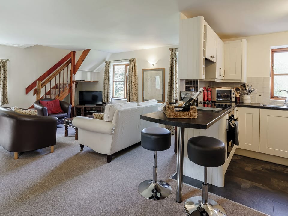 Open plan living space | Honeysuckle - Wellstone Cottages, Llanfyrnach