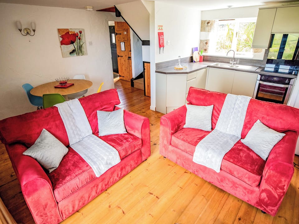 Open plan living space | Myll - Treworgie Barton Cottages, Crackington Haven
