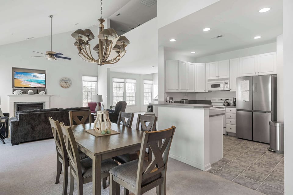 Make mealtime memories together at the dining table, seating 6​