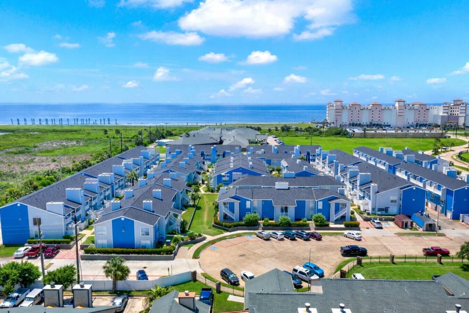 Aerial view of rooftop