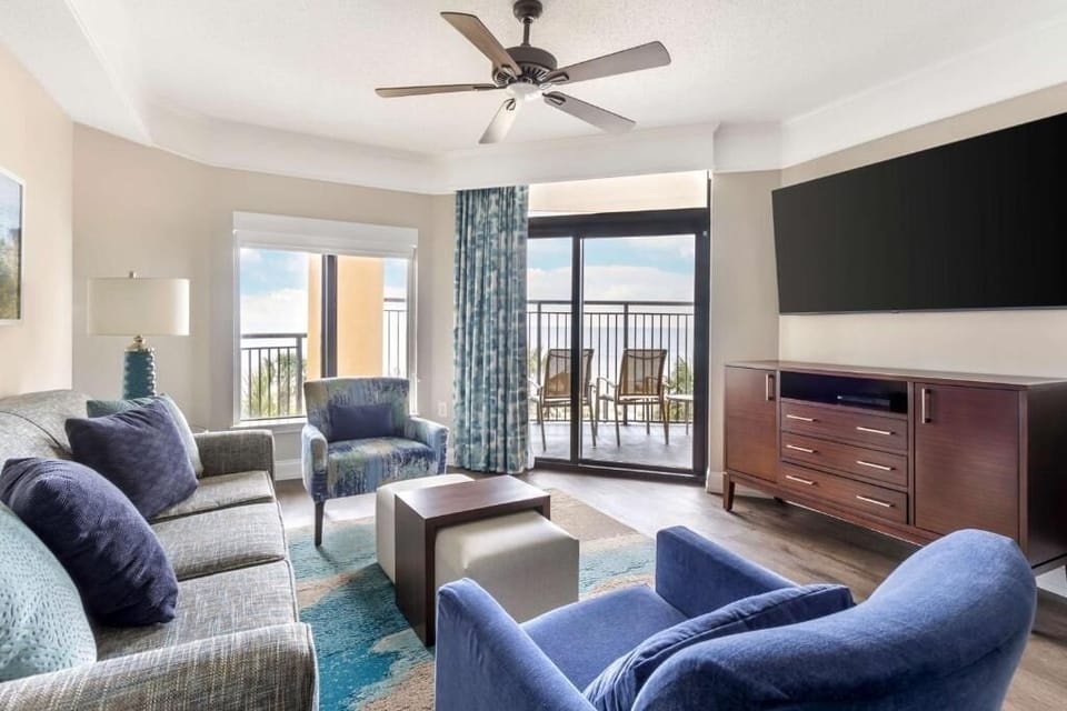 Soak up bright coastal light while you relax indoors.