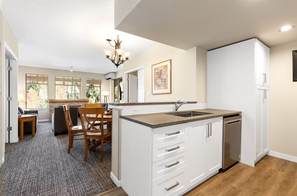 Gather, dine, and unwind in an airy open layout.